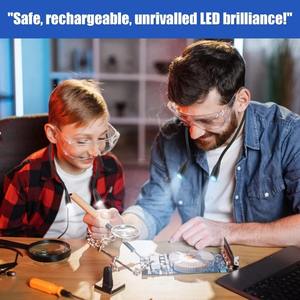 Lámpara LED Colgante para Lectura, Carga USB, Cuidado de la Vista, Luz Amplia, 3 Colores de Luz, Versátil para Dormitorio, Sala de Estar, Estudio - Product Image 6