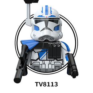 Sets <span class=keywords><strong>de</strong></span> Bloques <span class=keywords><strong>de</strong></span> Construcción <span class=keywords><strong>de</strong></span> Minifiguras <span class=keywords><strong>de</strong></span> Star Wars: Stormtrooper 212, Soldado Clon 501, Anakin Skywalker, Obi Wan, Juguetes para Niños TV6114-6116 - Product Image 3