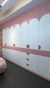 Nouvelle mode Ensemble de chambre à coucher avec garde-robe Armoire design Armoire meubles de chambre Armoire moderne en bois massif - Product Image 6