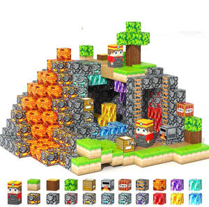 100 Pezzi Blocchi Magnetici STEM, Gioco Educativo Sensoriale, Avventura nella Grotta delle Gemme, Mondo Magnetico, Regalo per Bambini dai <span class=keywords><strong>3</strong></span> Anni in Su - Product Image 1