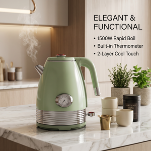 Automatic Anti Scalding Stainless Steel 1.5L Mechanical <b>Control</b> <b>Kettle</b> Keep Warm Function for Hotel Home Kitchen Use 304 Stainle - Product Image 2
