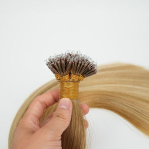 Amygirl Factory Wholesale Full Cuticle Aligned Remy Hair Extensions Micro Beads Real Human Unprocessed Virgin European Hair 12A - Product Image 5