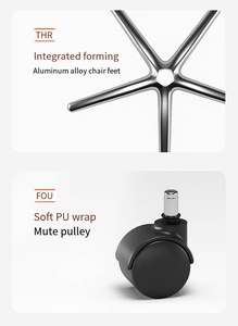 <span class=keywords><strong>Reposacabezas</strong></span> ajustable de cuero Pu esmaltado para Juegos de oficina Vip, <span class=keywords><strong>escritorio</strong></span> moderno Lumbar y sillas con reposabrazos, cuero Natural Real para oficina - Product Image 6