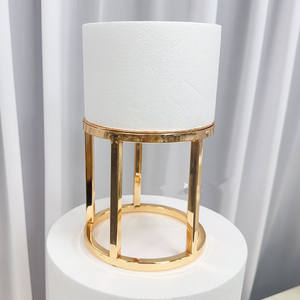 عرض ديكورات الزفاف من Dibei ، ديكور الشاي بعد الظهر ، قبة معدنية ، مجموعة حامل كيك للوجبات الخفيفة ، صواني كيك معدنية - Product Image 5