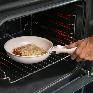 Modern <b>Ceramic</b> Non-Stick Cookware Set 4-Piece Detachable Handle With Glass Lids - Product Image 4