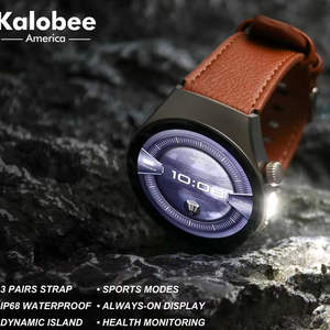 Smartwatch Set SK45pro 1.53 inci Tahan Air Deteksi Detak Jantung Oksigen Darah Panggilan BT Pengisian Daya Nirkabel Smartwatch untuk Pria dengan 3 Tali - Product Image 2