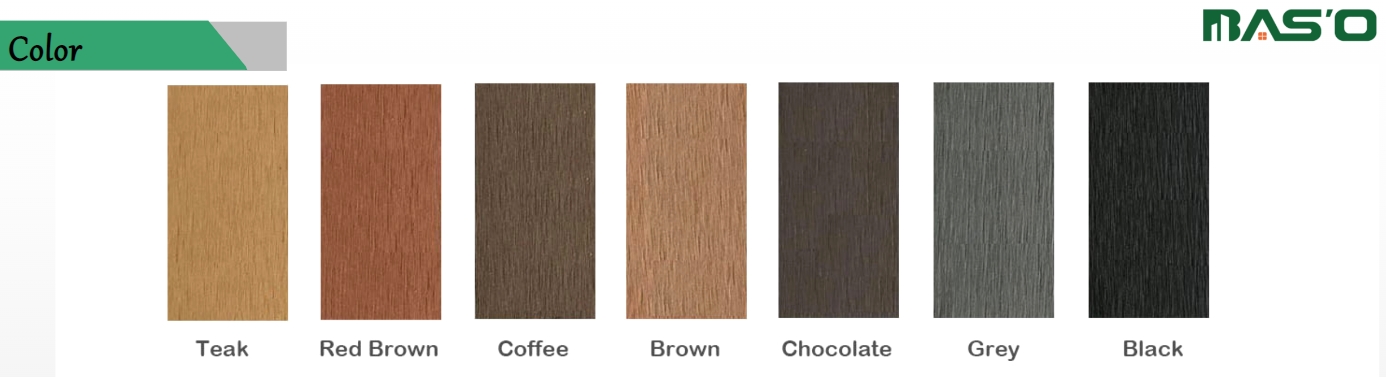 ÉCHANTILLONS 10-15CM-1 DE PLANCHE MURALE DE WPC