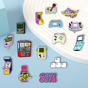 Tùy Chỉnh Cổ Điển Truyền Hình Trò Chơi Trò Chơi Trâm Ve Áo Pin Huy Hiệu Các Loại Số Lượng Lớn Kim Loại Đồ Chơi Retro Men Pin - Product Image 2