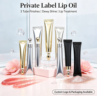 Huile à lèvres liquide végétalienne populaire, nouvelle formule minérale, marque privée, avec logo personnalisé