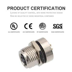 Винт M8 гнездо паяльного типа штекер и гнездо 3 4 5 6 8 контактов Переднее Крепление круглый разъем штекер - Product Image 2