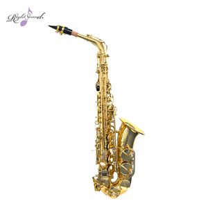 <span class=keywords><strong>Saxophone</strong></span> Eb ALTO pour débutants et étudiants Instruments de musique en laiton jaune avec prix de gros d'usine bon marché - Product Image 1