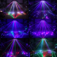 6 Eye RGB Laser Show Party Disco Stage Lesar Light Full Color Lazer Light pour Dj Disco Club Bar Event Dj Lights pour Discothèque