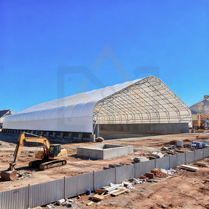 <span class=keywords><strong>Tente</strong></span> <span class=keywords><strong>de</strong></span> <span class=keywords><strong>stockage</strong></span> industrielle à double structure 20x60m avec cadre en acier galvanisé et tissu PVC imperméable portable - Product Image 6