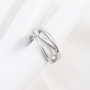 แหวนเหล็กไทเทเนียมทรงเรขาคณิตเครื่องประดับแฟชั่นสำหรับทุกเพศของขวัญ XYR0086 - Product Image 3