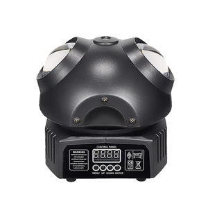 Faro mobile a LED Beetle Mini da 36W, IP33, RGB, controllo DMX512, telecomando, 4100K, dimmerabile, per illuminazione scenica e attrezzatura DJ - Product Image 1