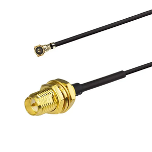 Fabbrica RP polarità inversa SMA paratia femmina a connettore U.fl connettore Ufl gruppo cavo WIFI con cavo Pigtail da 1.13mm - Product Image 5