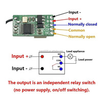 Émetteur RF télécommandé 433Mhz avec commutateur sans fil pour Micro système de contrôle d'accès de porte DC3.7V 4.5V 5V 7.4V 9V