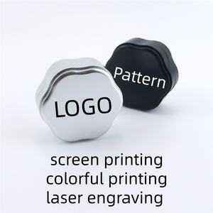 Nuevo Molinillo de Hierbas Secas de Aleación de Aluminio de 2 Capas Personalizado, Accesorios para Fumar, Molinillo de Metal, Triturador de Tabaco - Product Image 6