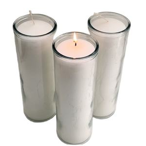 Bougie de prière longue durée de 7 <span class=keywords><strong>jours</strong></span>, bougie de haute qualité avec autocollants personnalisés de saint pour cérémonie religieuse - Product Image 2