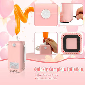 Pompe à air électrique portable à double couche rose 678, pompe à <span class=keywords><strong>ballon</strong></span> <span class=keywords><strong>de</strong></span> basketball longue durée pour les festivals d'Halloween et <span class=keywords><strong>de</strong></span> Noël - Product Image 4