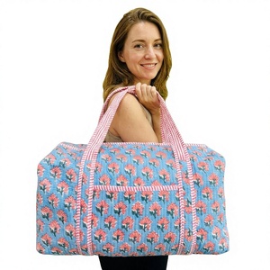 Bolsa de Viaje Grande, Resistente, Ligera y Ecológica, Acolchada de Algodón, Personalizada, Amplia, para Fin de Semana - Product Image 1
