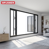 Fenêtre à battant en aluminium aérospatial NFRC à rupture de pont thermique, double vitrage insonorisé avec joint EPDM et revêtement AkzoNobel pour villa moderne
