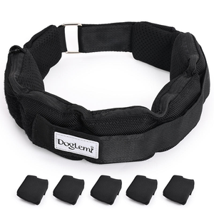 Collier d'entraînement réglable en nylon réfléchissant et polyester pour grands chiens – Équipement moderne de fitness pour animaux de compagnie avec fonctions d'entraînement lesté - Product Image 6