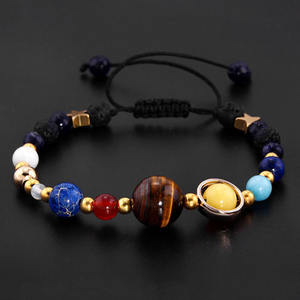 Natural Stone Universe Yoga Chakra Solar <b>Bracelet</b> Eight Planets <b>Bead</b> <b>Bracelet</b> <b>Men</b> M0293 - Product Image 6