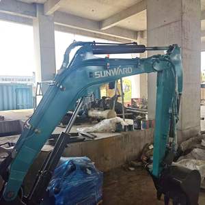 Mini-excavatrice sur chenilles Sunward SWE25UF 2,5 tonnes à queue zéro, mini-pelleuse originale chinoise avec moteur Yanmar, certifiée CE EPA, prête à l'expédition - Product Image 4