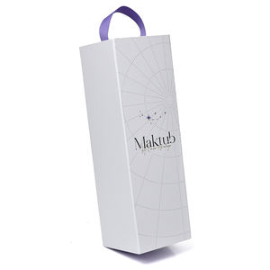 Caja de Regalo para Vino de Cartón Rígido con Logotipo Personalizado, Cierre Magnético, Asa, Embalaje Ecológico y Sostenible - Product Image 1