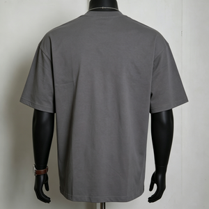 เสื้อยืดเปล่าสีพื้นแบบเรียบง่าย ผ้าฝ้าย 100% เนื้อหนา ขายส่ง สีพื้น พิมพ์ลายได้ ผู้ชาย ไซส์ใหญ่ ยูนิเซ็กซ์ รุ่น 6658 - Product Image 3