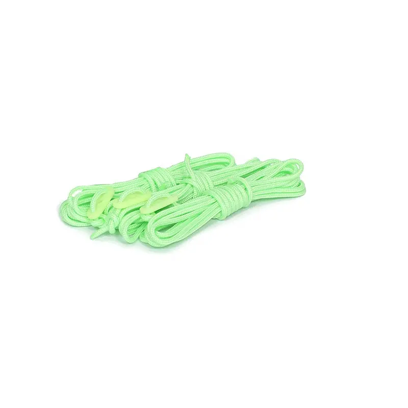 Factory Hot Sale Outdoor Camping 5MM 20M Highly Glow In The Dark Tent Rope And Stakes