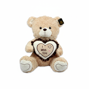 Oso Pardo de Peluche de 24 Pulgadas con Corazón y Sonido, 6 Piezas/Caja, para Suministros del Día de San Valentín - Product Image 2