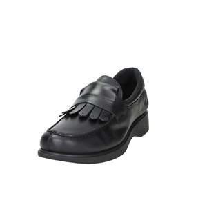 Mocassini da Donna Frau 53L8 in Pelle Nera, Scarpe Casual Slip-On - Product Image 2