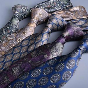 Corbata de Vestir Profesional para Hombre, Nueva, de 8 cm, con Estampado, Estilo Formal, Material de Poliéster, Corbatas con Estampado a Mano - Product Image 1