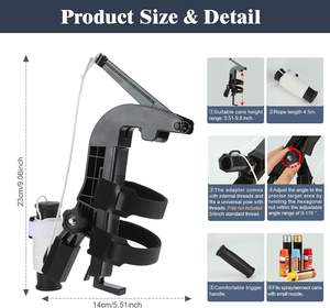 स्प्रे एक्सटेंशन पोल एडाप्टर समायोजन स्प्रेयर ब्रैकेट एडाप्टर वास्प/हॉर्नेट/मधुमक्खी स्प्रे लंबी रेंज के लिए - Product Image 3