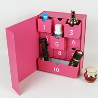 Boîte cadeau vide pour calendrier de l'avent à 12 compartiments pour bijoux, chocolats, bougies et emballages cosmétiques