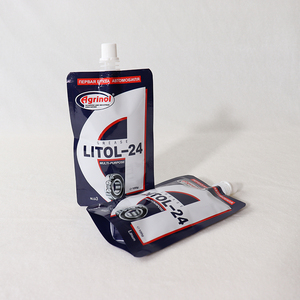 Sac d'emballage d'huile <span class=keywords><strong>moteur</strong></span> 100ml personnalisé jus de boisson liquide Doypack pochette de bec d'emballage de lubrifiant pochette debout avec bec - Product Image 1