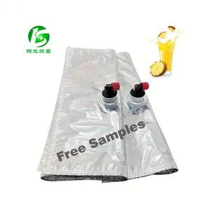 25L Aluminum Plastic Bag In Box For Drinking Water Wine Juice Used BIB Bag In Box Bags With Plastic Tap Valve Vitop