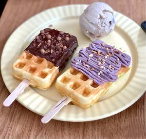 Commerical Waffle Iron Non-<strong>stick</strong> Customize Popsicle <strong>Wafer</strong> on <strong>Stick</strong> Baker <strong>Machine</strong> Ice Cream <strong>Stick</strong> Waffle Pop <strong>Makers</strong> - Product Image 2