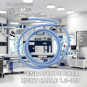 Cable de Fibra Óptica para Endoscopio Médico, Fuente de Luz para Uso ORL, Manual, Silicona, 1.8m-3m, Certificado CE - Product Image 4