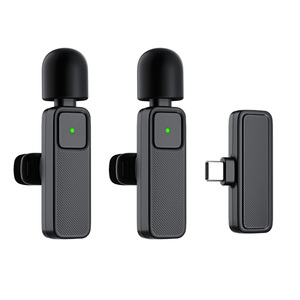 SE82 <strong>Wireless</strong> Lavalier <strong>Microphone</strong> 2-Pack Clip-on USB-C 360&deg; Pickup 20M Range Distance for Smartphone Vlogging Live Streaming - Product Image 1