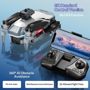 รีโมทคอนโทรล LCD ระดับมืออาชีพ ถ่ายภาพทางอากาศ 8K HD หลบหลีกสิ่งกีดขวาง สำหรับผู้เริ่มต้น มอเตอร์ไร้แปรงถ่าน ระยะบินไกล 10 กม. - Product Image 6