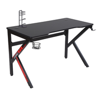 Échantillon gratuit Bureau d'ordinateur mural pliable en forme de L blanc portable pour cybercafé avec plateau en verre pliable pour jeux