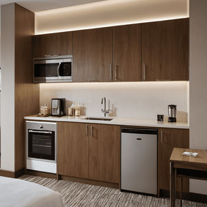 Unité murale régulière de 1600mm/1800mm Belles petites cuisines <span class=keywords><strong>Studio</strong></span> kitchenette Petite kitchenette avec évier - Product Image 5