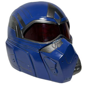 Wholesale Wearable Blue Flight <strong>Helmet</strong> Resin Craft Custom <strong>Captain</strong> Movie <strong>America</strong> Falcon Cosplay <strong>Helmet</strong> Factory Direct Supply - Product Image 3