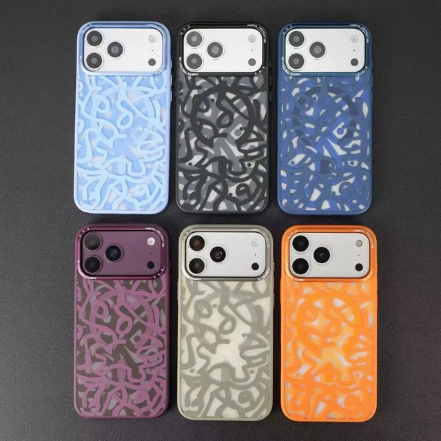 Graffiti  Phone Case for iPhone 17 16 15 14 Pro Max Magnetic Protective Case for iPhone  18 Pro