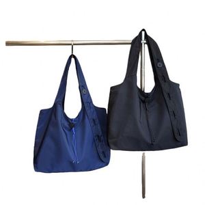 Sac fourre-tout à bandoulière en nylon avec sangle réglable, grande capacité, sac de shopping - Product Image 1