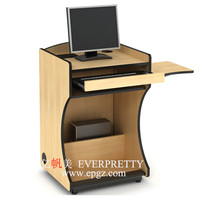 Meubles scolaires modernes Everpretty, table pour ordinateur portable individuelle pour étudiant, cadre en métal, table d'ordinateur en bois, design de cloison, salle de classe