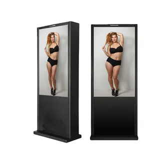 Cheap Outdoor Capacitive Waterproof Stand Digital Signage Android Video Display Outdoor Lcd Ad Screen